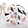 1pc Bat, Flower Automatic Umbrella Durable Iron Frame & Plastic Handle, Gift for Men & Women, Sturdy Construction yy250905190