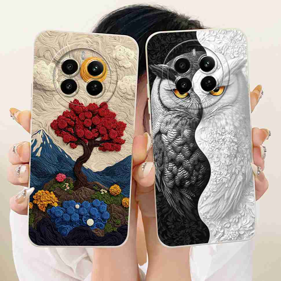 Für Realme 12 Pro 5G Hülle Bunte Blumen Rückseite Weiche Silikon Handyhülle Für Realme 12 Realme12 Pro RMX3842 Taschen Coque Capa