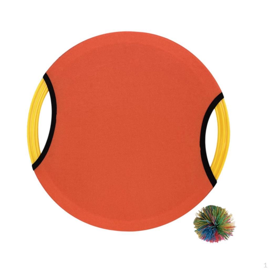 Trampoline Paddles Disc, Trampoline Paddle Ball Set with 1 Bouncy Paddle & 1 Ball