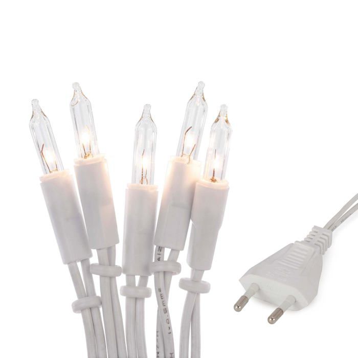 Guirlande Lumineuse Intérieure - Hellum - 832082 - 5,85 M - 20 Ampoules - Câble Blanc