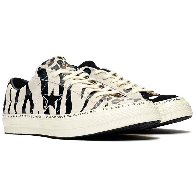 One Star Brain Dead x One Star Converse Low Multi Print 163167C
