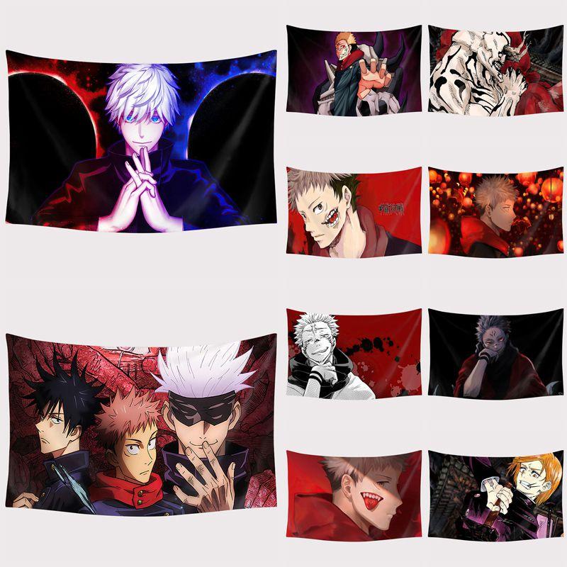 Luxurious Anime Jujutsu Kaisen Tapestry With Soft And Comfortable Fabric For Home Decor