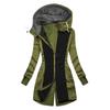 European & American Autumn/Winter Women's Hooded Fleece Sweatshirt Coat