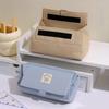 Canvas Pencil Case Double Layer Waterproof Stationery Bag Student Pencil Organizer for School Office Travel Cosmetic Bag