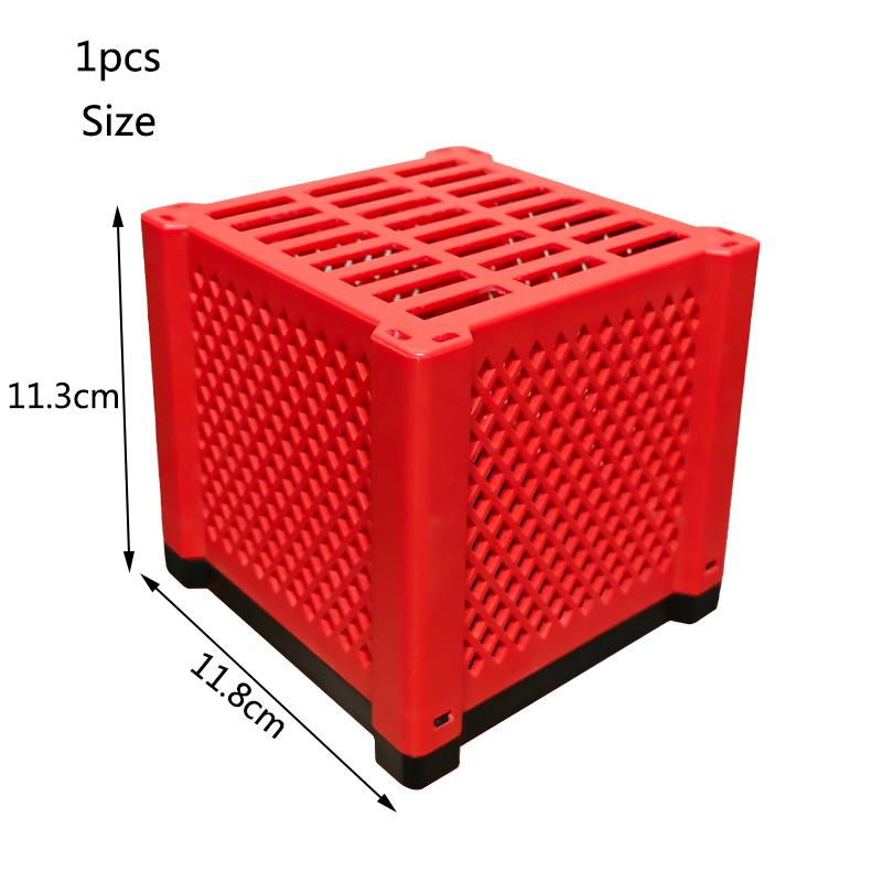 

1/2Pcs PVC Aquarium Filration Storage Box Fish Tank Filter Media Plastic Storage Box Cube Packaging Boxes Aquarium Accessories