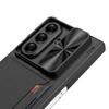 Suitable for Samsung Z Fold7 Mobile Phone Case Folding Screen Business Leather Card Bag Push Window Magnetic Suction Protection Case
