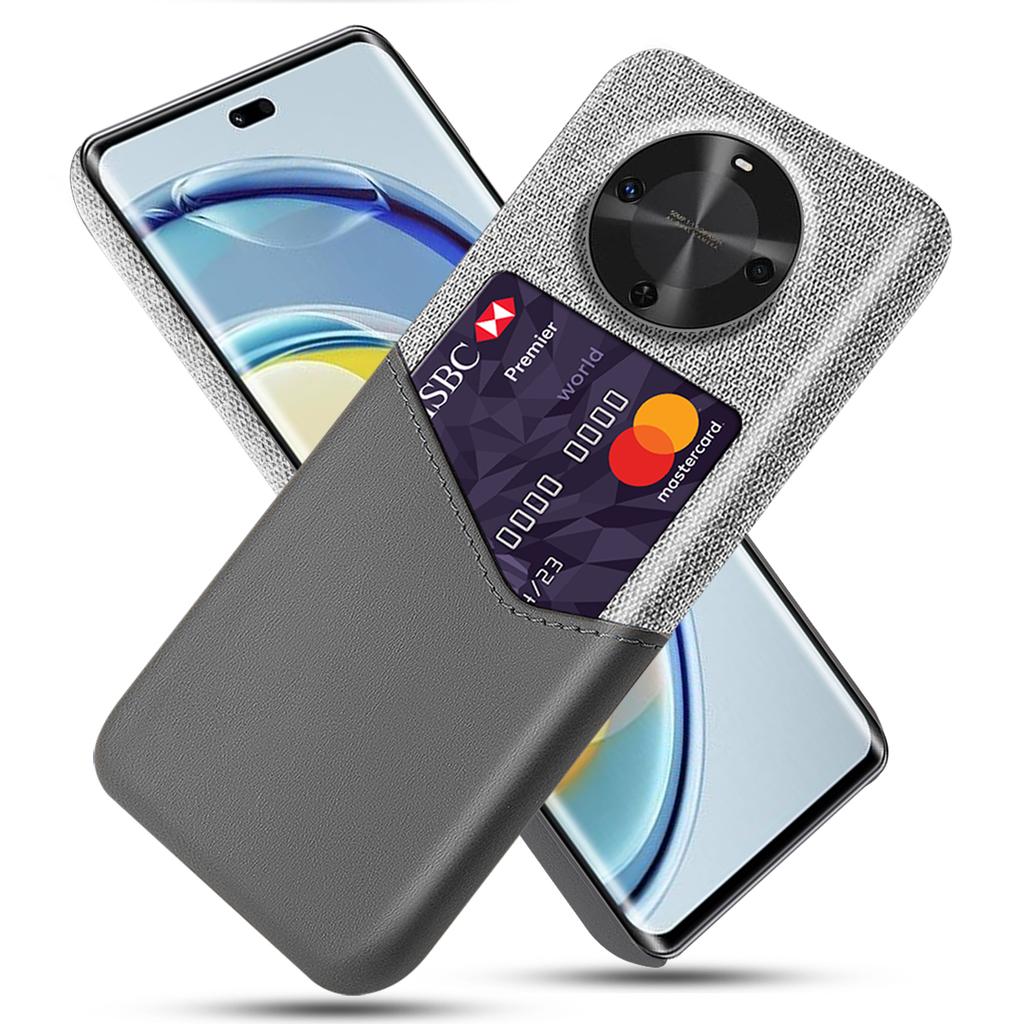 For Huawei Maimang 30 5G Case Cloth Texture PU Leather Hard PC Card Slot Phone Cover
