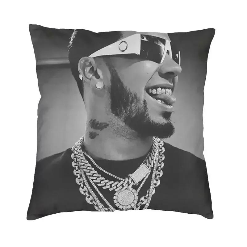 

Anuel AA Рэпер Латинская Урбан Музыка Наволочка Декор Дом Роскошь Подушка для Стула Квадратная Наволочка 12x12Inch