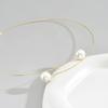 Pearl & Steel Adjustable Choker: Fashionable, Versatile Necklace with European-American Design