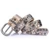 Mei Studded Women's Leather Belt - Fashionable Casual Waist Belt - Ladies' Skirt Belt - Rhinestone Embellished Versatile Trendy Belt
