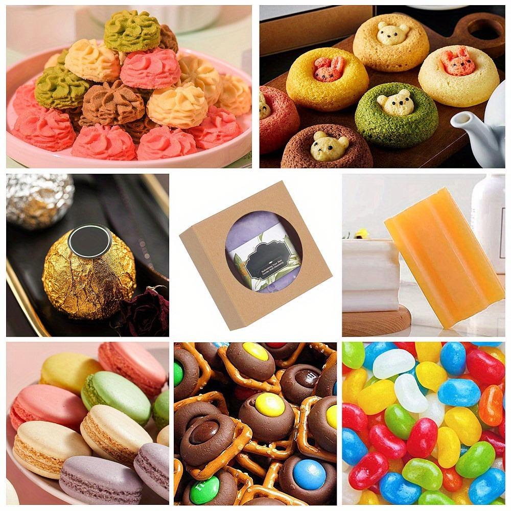 20pcs Gift Boxes with Clear Window Square Treat Boxes Foldable Boxes Kraft Paper Gift Packing Boxes for Weddings Parties Birthdays Jewelry Making
