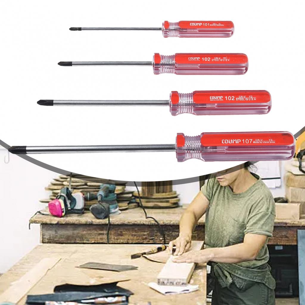 Y-shaped Screwdriver Chrome Vanadium Steel Plastic Handle