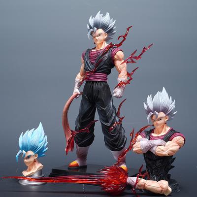 32cm Hb Vegetto Weekly Color Statue Dragon Ball Anime Figure Goku Vegeta Combination Ornament Pvc Anime Toys Model Children Gift