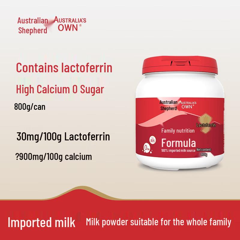 Australia s Own Lactoferrin & High Calcium Milk Powder 800g
