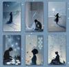 Moonlight Dream Tarot, Tarot Cards & Guidebook Included, Mysterious Blue Moonlit Night Theme Design, Silver Edge