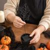 Halloween Künstliche Äste Hausvase Dekoration Halloween Thema Künstlicher Schwarzer Stiel Ast Kunstpflanzen Blume Party Dekor