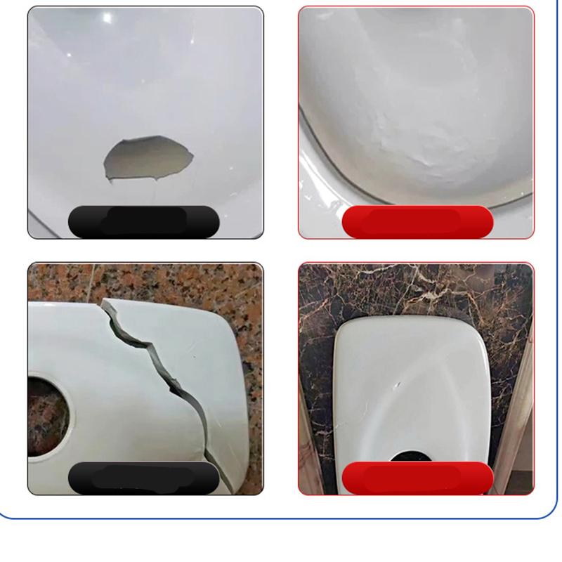 30/100g Fliesenreparaturmittel AB-Kleber Keramikreparaturkleber Marmorbodenfliese Toilettenwaschbecken Reparaturkleber Rissreparatur Dichtungskleber