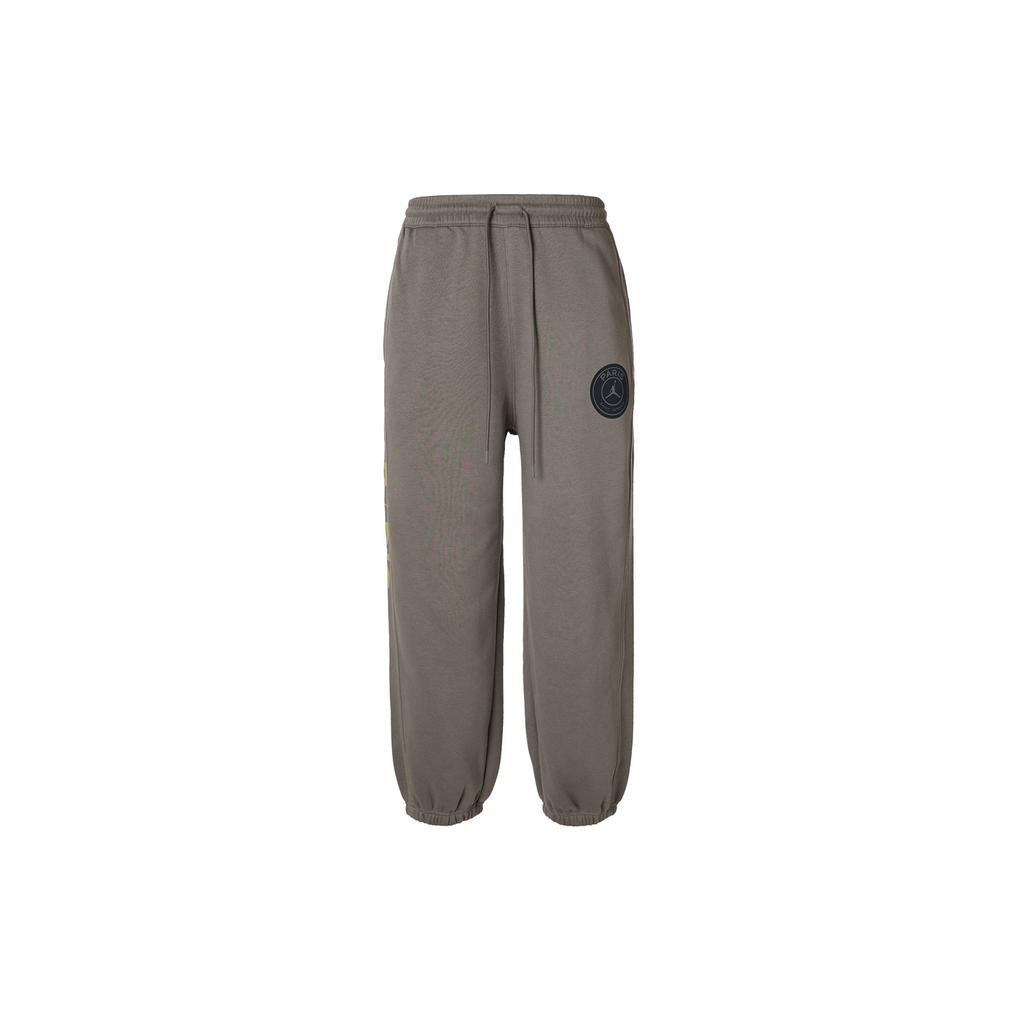 Jordan Paris Saint-Germain Collaboration Lace-Up Casual Jogger Knit Pants Men Bottoms Light-Brown DZ2950-274