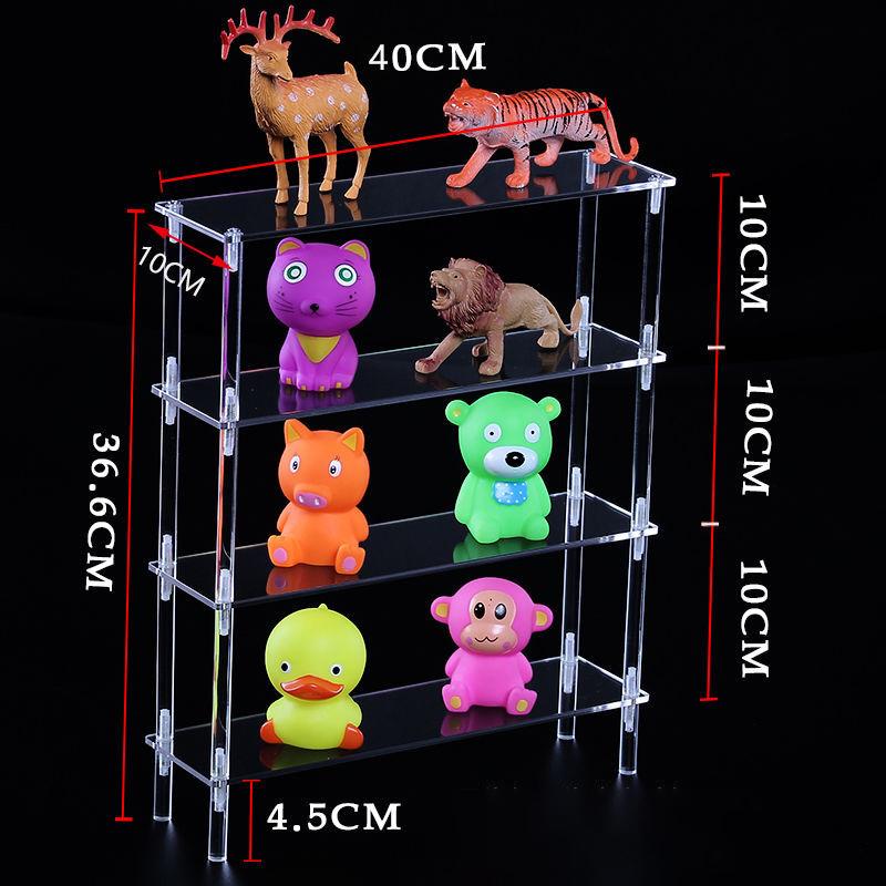 Clear Acrylic Display Riser Stand for Funko POP Figures, Cupcake Cosmetic Perfume Clay Doll Jewelry for Display Stand Organizer
