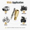 Brass Tire Air Chuck Clip Adapter, Quick Lock-On Inflator Nozzle Connector for Car Motorcycle Bicycle Air Pump