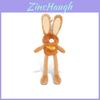 Cute Rabbit Plush Keychain With Cartoon Design For Gift And Key Holder