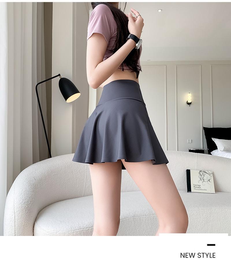 Women's Summer Slimming Skort - Tummy Control, Butt Lift, Anti-Exposure Sports Skirt for Badminton & Yoga