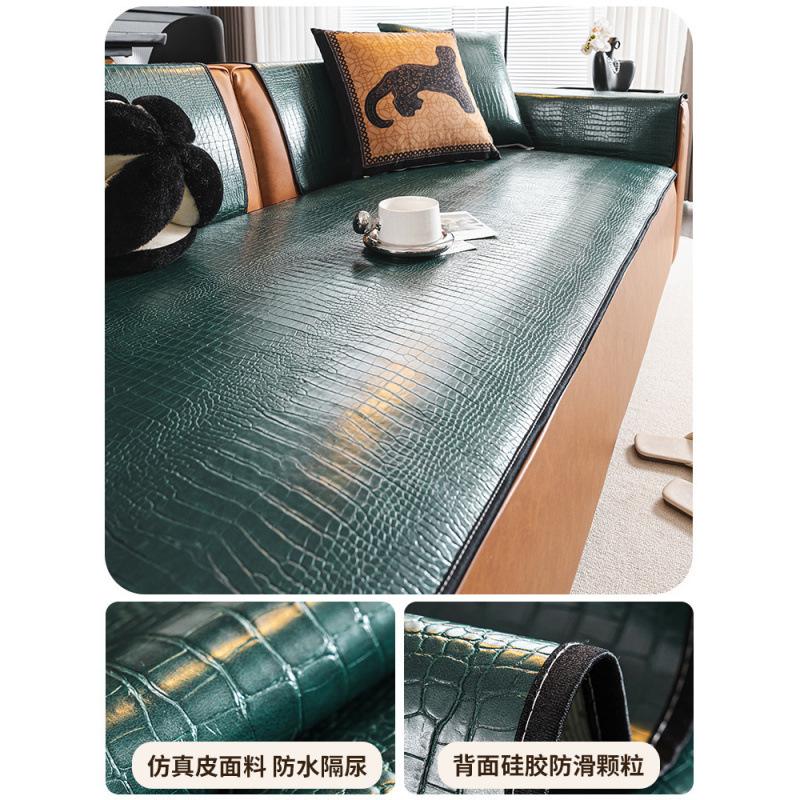 

Waterproof Urine-Proof Simulated Leather, Anti-Cat Scratching Sofa Cushion, Universal In All Seasons, Non-Sticky Hair, Non-Slip Seat Cushion,Cloth 78*80cm