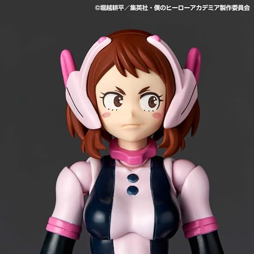 Kaiyodo Revoltech My Hero Academia Ochaco Uraraka, Approximately 130mm Tall, Non-scale PVC & ABS Painted Action Figure