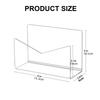 Mail and Document Organizers Convenient Acrylic Desk Organizers for Mail Letters Bills Notepad Storage Holder
