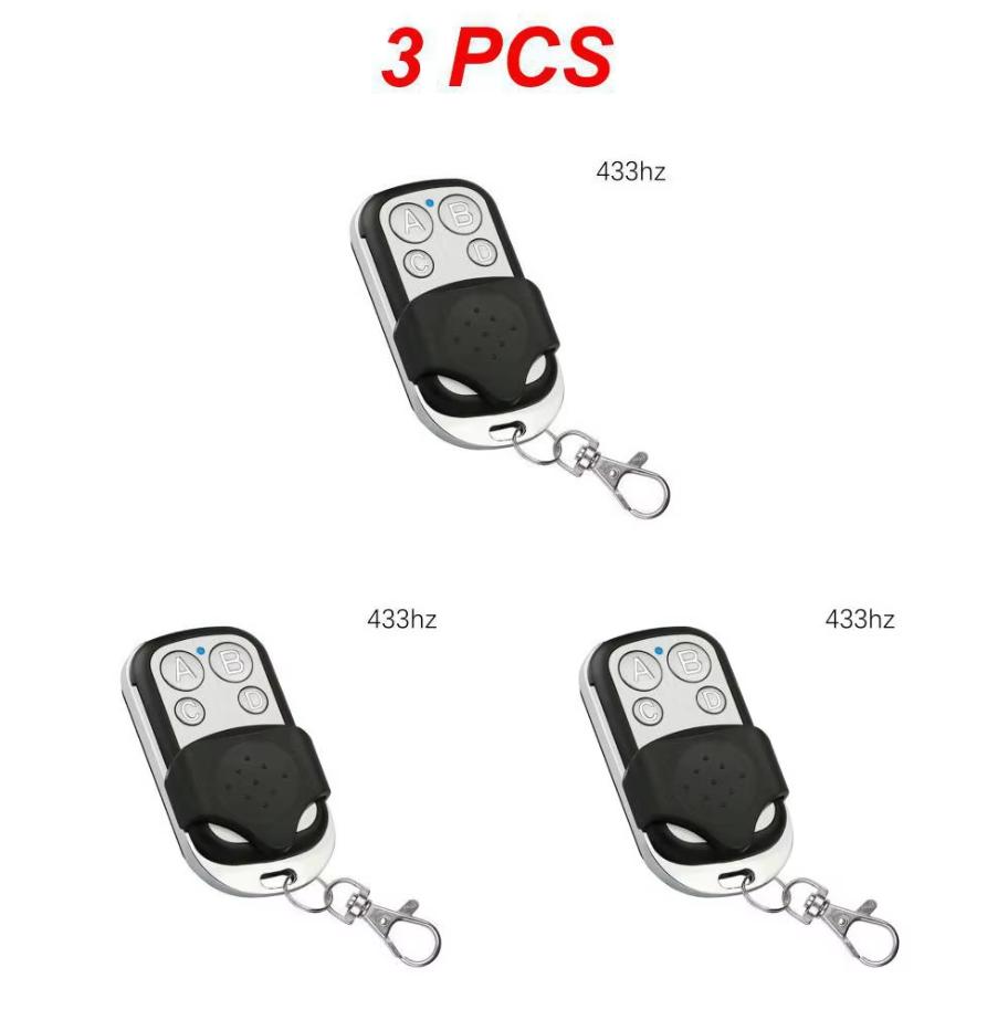 1 יחידה/50 יחידות שלט רדיו אלחוטי 433MHz לשער חשמלי, דלת מוסך, שלט מפתח, משכפל בקר