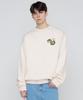 GRAVER [Unisex] Good Snake Sweatshirt_Cream