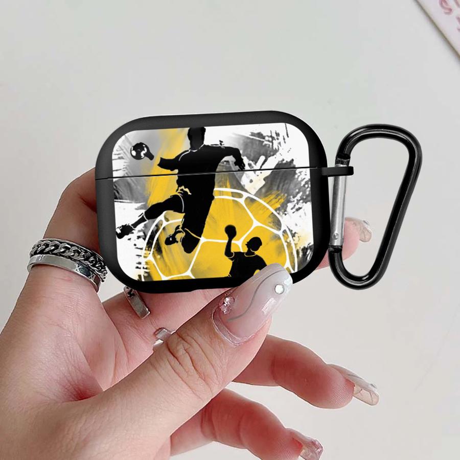 

Football Graffiti Art Case For Airpods 1 4 Pro2 2 Pro 3 Pro3 Earphone Cases Cover Airpods 1