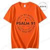God Is My Refuge Graphic Printed T Shirts for Unisex Unisex Clothing Bible Verse Unisex T Shirt Clothes Short Sleeve Tee T Shirt Homme