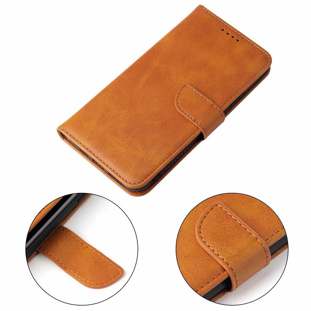 Suitable for Huawei P SMART Clamshell Leather Case, Honor 9S Calf Pattern Card Wallet Protective Case P40 Case