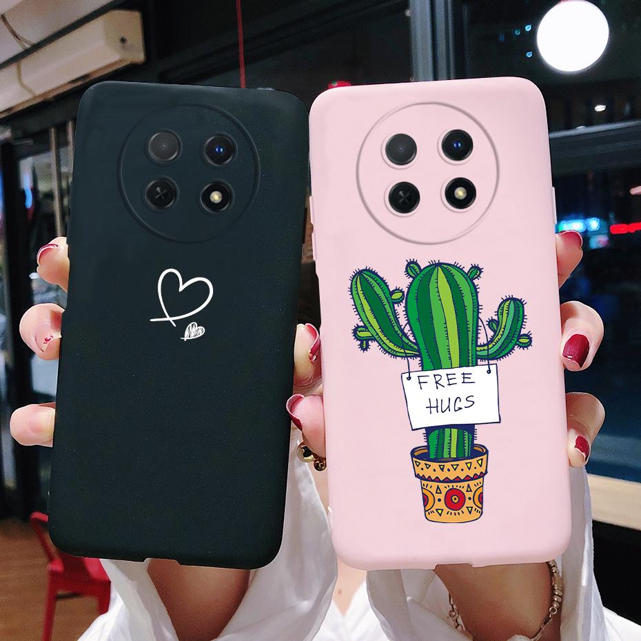 For Huawei Nova Y91 Case 2023 Cute Cat Cartoon Funda Soft Silicone Back Cover For Huawei NovaY91 Y 91 STG-LX1 STG-LX2 Phone Case