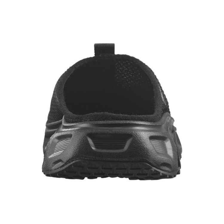 Salomon Reelax Slide 6.0 Breathable Shock Absorbing Casual Hollow Slide Sandals Women Sandals Black 471124