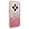 KEYSION Luxury Plating Glitter Phone Case for IQOO Z10 5G Transparent Soft TPU Shockproof Back Cover for IQOO Z10
