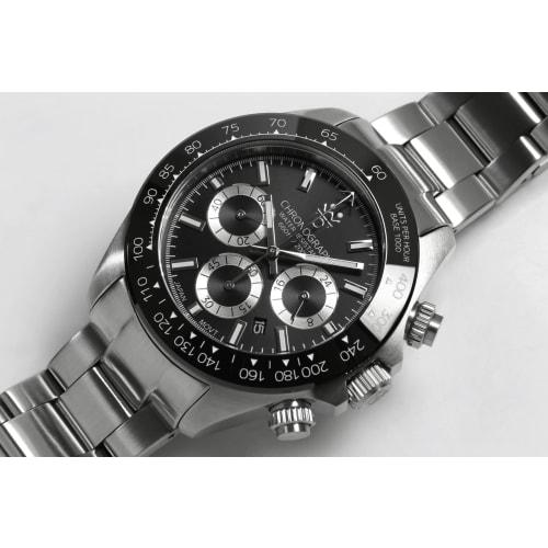 [HYAKUICHI 101] Hyakuichi potápěčské hodinky s chronografem Pánské hodinky 20 ATM voděodolné datumovkové Quartz keramický rámeček SB