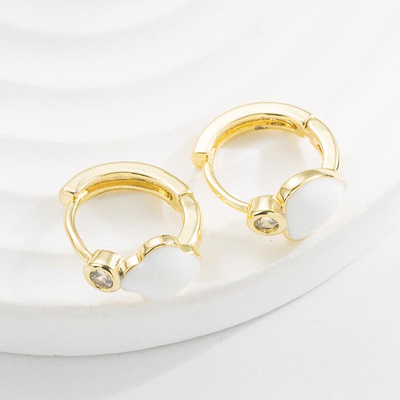 Women's Hoop Earring Bohemian O Shaped Creative Rice Beads Exaggerated Accessories Earrings