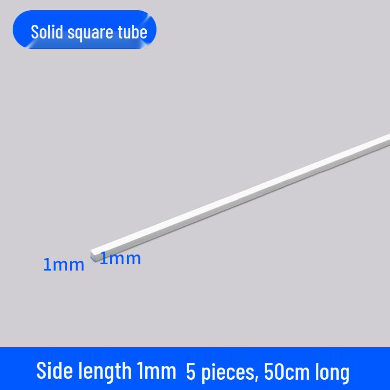 DIY Sand Table Model Kit: ABS Rods, Glue Sticks, Half-Round & Square Tubes