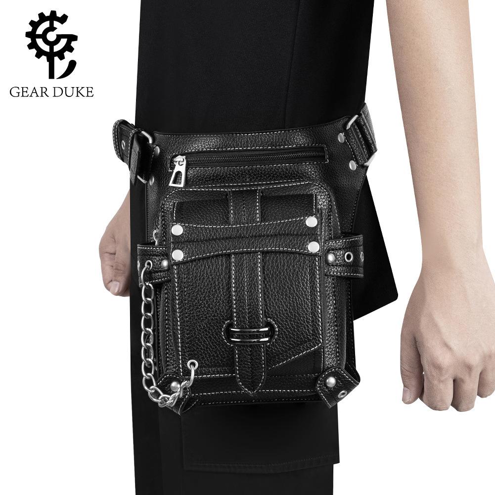 

Bags, Men S Fanny Packs, Motorcycle Outdoor Riding Locomotive Leggings Bags чёрный