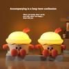 Cute Bedside Lamp Sleep USB Rechargeable Night Light Sleep Aid Light Sensor Pat Lamp  Bedroom Decor