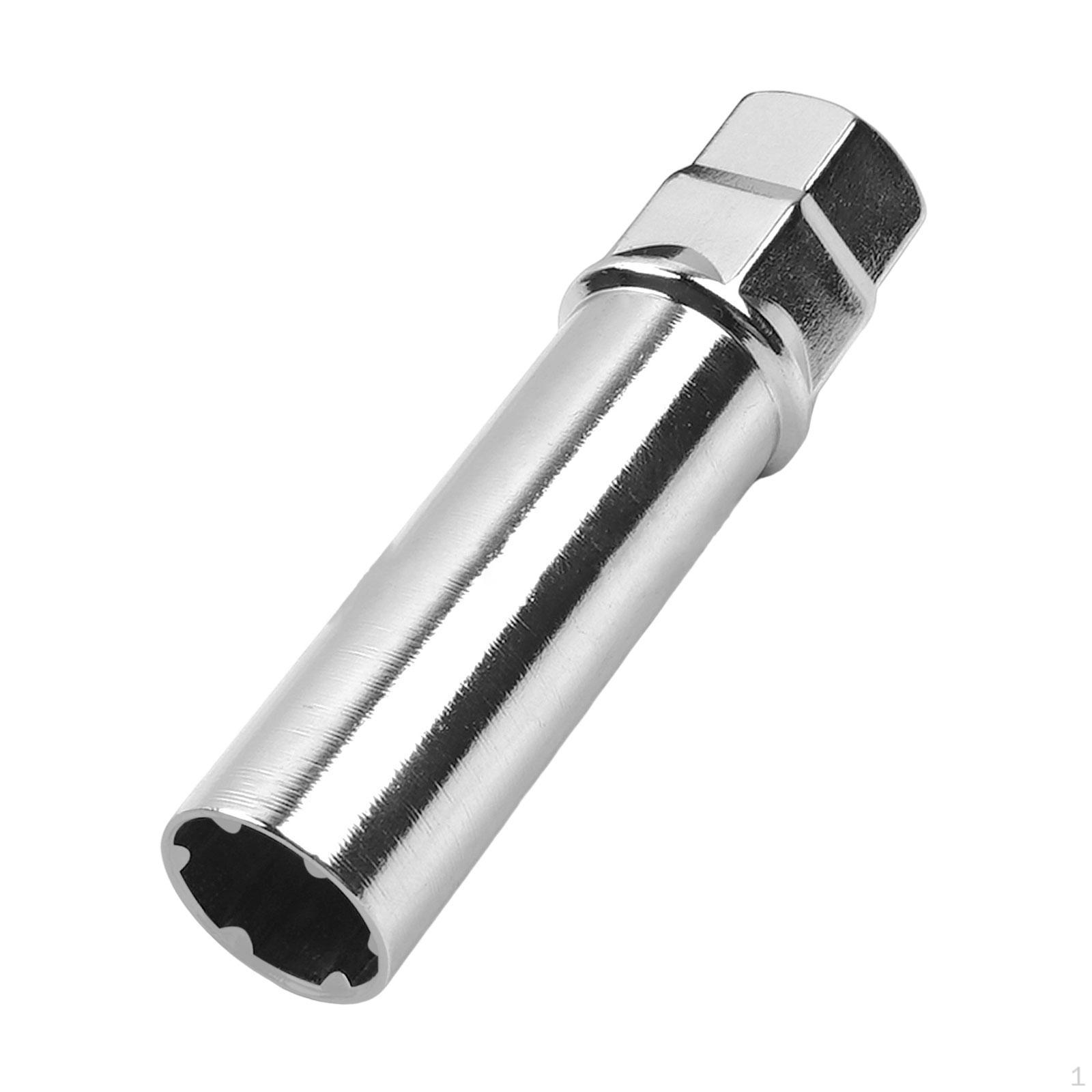 

Набор торцевых головок для ремонта автомобиля с ключом-адаптером и гаечным ключом Silver_6 Point Splines