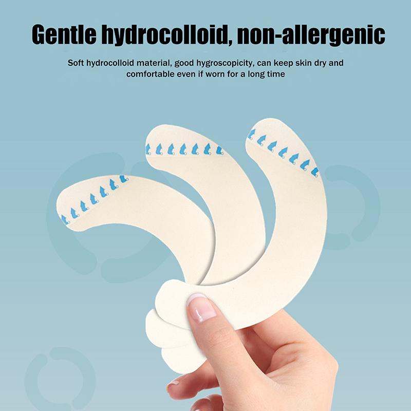 10Pcs Barrier Stoma Ostomy Strips Tape Strip Rings Adhesive Pressure Fixing Colostomy Leak Proof Colostomy Bag Barrier Strip