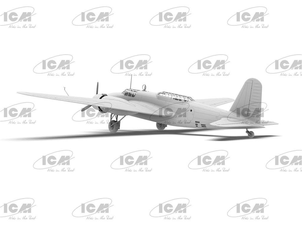 ICM Japanese Army Type 97 Heavy Bomber Plastic Model 48196 1/48 Ki-21-Ia