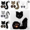 1set Plush Halloween Cosplay Accessories Claw Animal Cosplay Props  Halloween
