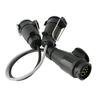 13 Pin To Double 7 Pin Adaptor Trailer Extension Lead Caravan Towing Socket Plug Board Connectors Car Accessories