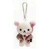 Rilakkuma Store Exclusive Colorful Korilakkuma Hanging Plush Toy, Pink