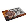 A Firefighter And The Flame Of His Life Live Here Doormat Anti-Slip Entrance Kitchen Door Floor Mat  Toilet Rug Carpet Footpad