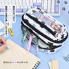Newseego Large Capacity Pencil Stylish Zipper Pen Pouch with Powerful Organization and Storage Gadget Storage Stylish Business For Elementary School